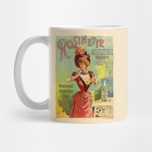 National Absinthe Day, vintage poster Mug